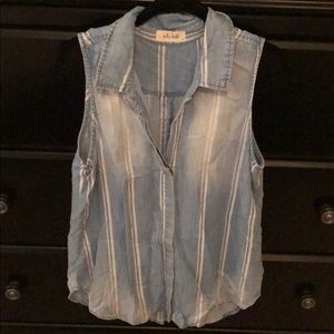 Bella Dahl Denim sleeveless top